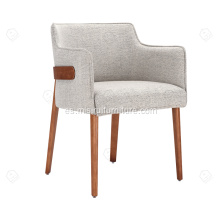 Muebles modernos de silla de madera de ceniza sólida